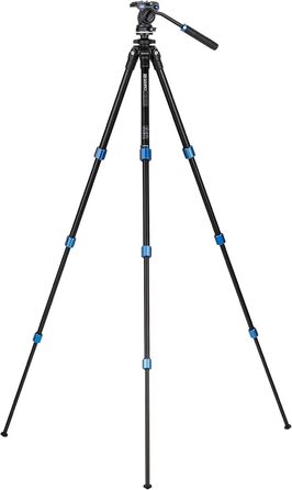 Відеоштатив Benro Slim Video Kit (TSL08AS2CSH) алюмінієвий, набір для зйомки відео