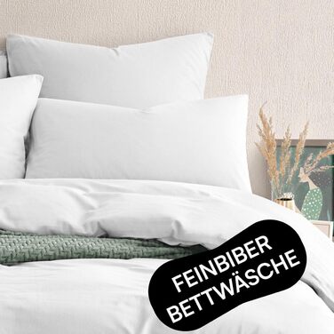 Seralino Bio Percale Bedding 135x200 Beige Taupe | Percale Bedding Set 135x200 including pillowcase 80x80 | soft stonewashed bedding 135 x 200 | with zipper | Bedding 135x200 Organic Cotton