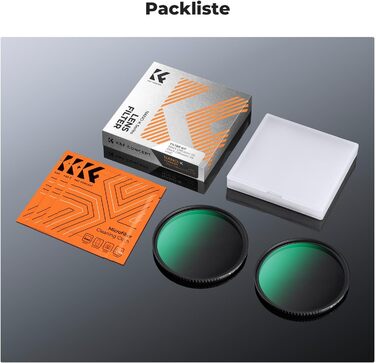 Фільтри K&F Concept Black Mist 1/4 та 1/8, 67mm, Black Promist Filtersets, Nano-Klear (Ефектний фільтр дифузії)