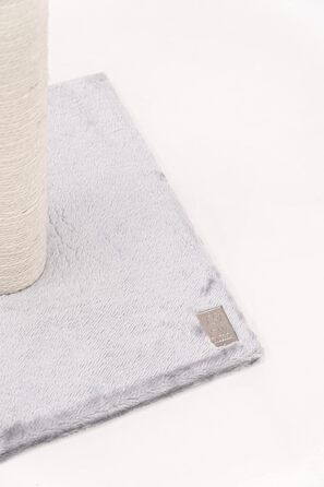 Petrebels Premium Quality Cat Tree Maine 90 cm High, with Extra Stable Base Plate and Natural Sisal Post, 40 x 40 x 90 cm, Color /Beige (Gray)