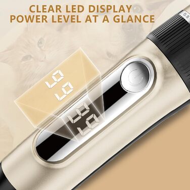 Професійна машинка для стрижки тварин IPX7: тиха, бездротова, для собак та котів. Підходить для всіх типів шерсті