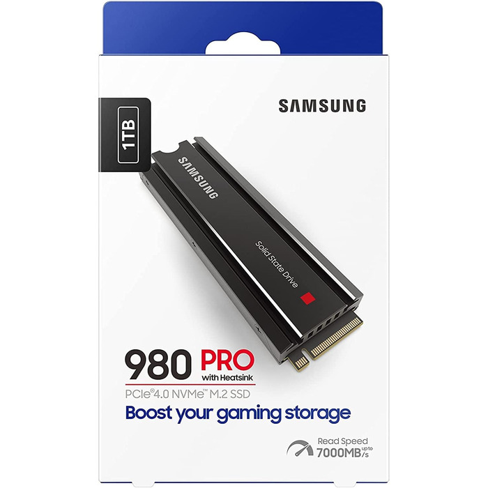SSD Samsung 980 PRO 1TB NVMe M.2 PCIe 4.0 - для геймінгу та відеомонтажу