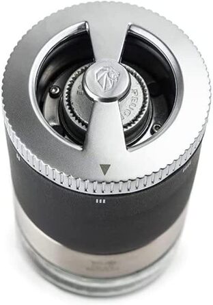 Подарунковий набір Peugeot MAESTRO uSelect: перцемолка з бука 11 см, графіт, з трьома баночками преміум перцю
