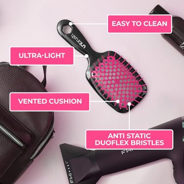 Щітка для волосся FHI HEAT Unbrush Wet & Dry - рожева, для мокрого та сухого волосся