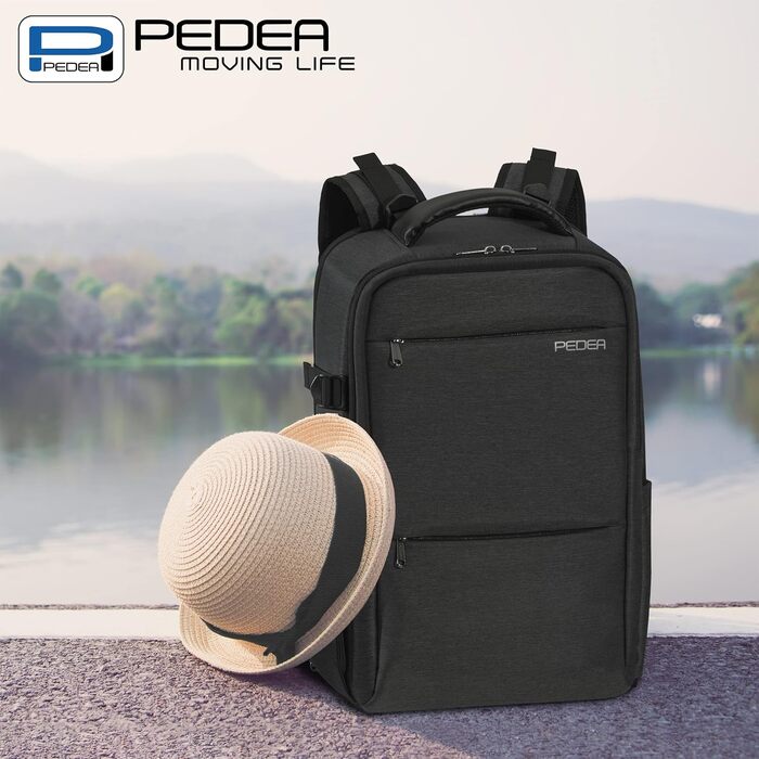 Плечовий рюкзак Pedea Noble для чоловіків та жінок, антрацитовий колір