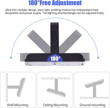 LED Floodlight 300W 30000LM Spotlight Outdoor Floodlight, 3000K Warm White Floodlight - IP65 Waterproof Floodlight Outdoor Wall Lights for Garden, Terrace, Garage, Sports Field, Factory, Workshop (10 Pieces, 100W Warm White)