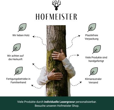 HOFMEISTER® Bath Brush with soft natural bristles, made of pear wood, 44 cm length, Made in Germany (Nail Brush, 2)