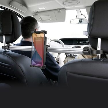 Утримувач для планшета в авто, кріплення на спинку сидіння, 4-13 дюймів, сумісний з iPad, iPad Pro, Switch, Galaxy Tablet