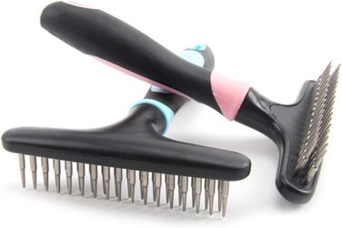 PETCUTE Щітка для собак - для підшерстка, вичісування шерсті, синя