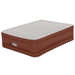 Повітряний матрац двопомісний Bestway AlwayzAire Fortech Comfort Choice+ з насосом, 203 x 152 x 51 см, навантаження 350 кг, USB-порти, нічник, сумка та ремкомплект
