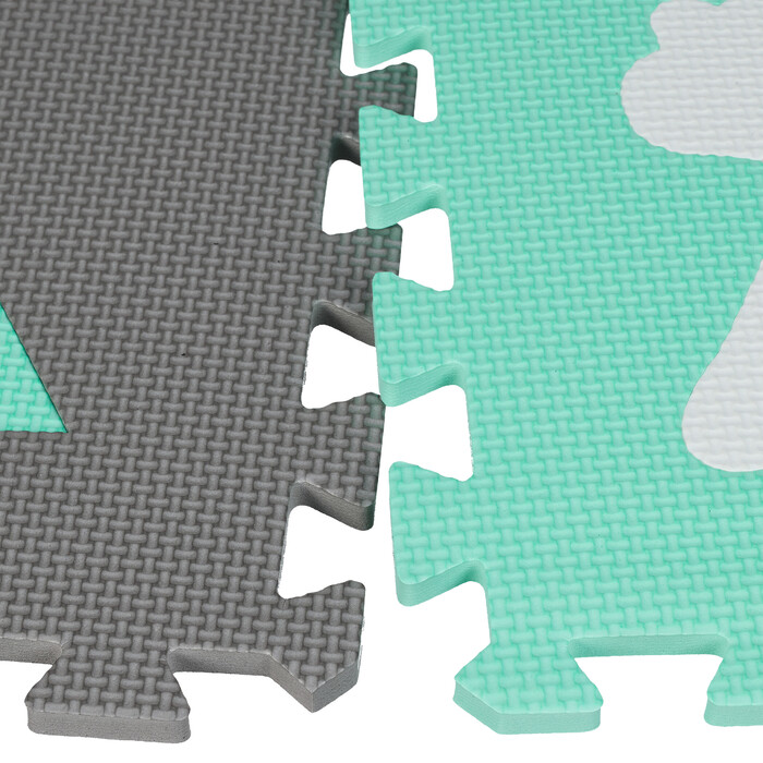 Relaxdays Puzzle Mat with Border