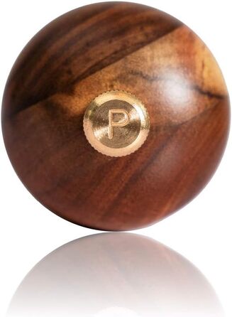 DeroTeno pepper mill made of acacia wood with stainless steel grinding mechanism, H 30 cm