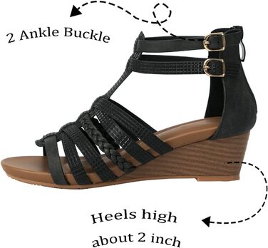 Босоніжки жіночі STMAHER Gladiator-Sandalen сріблясті на танкетці, літні, пляжні, розмір 42 EU