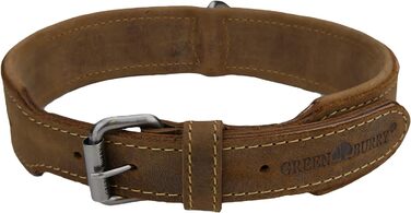 Greenburry В'язаний ошийник для собак з натуральної шкіри, 60 см, L