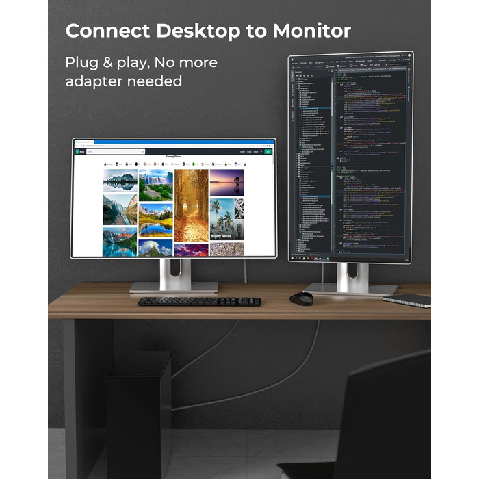 Кабель HDMI 2.1 Silkland 8K (2м) - Сертифікований, eARC, 48Gbps, сумісний з PS5, Fire TV, HDTV, Laptop