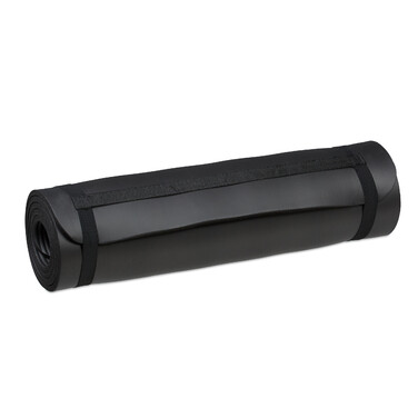 Relaxdays Yoga Mat, 1 cm thick, solid color