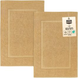 Набір бавовняних килимків для ванної Utopia Towels, 53,3 x 86,4 см, темно-сірі, 2 шт, придатні для прання