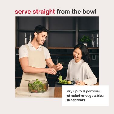 Салатозбирач Zyliss Easy Spin 6L з мотузковим приводом, сірий, BPA-free