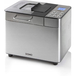 Хлібопічка Domo B3971, сріблястий/сірий, 500 Вт
