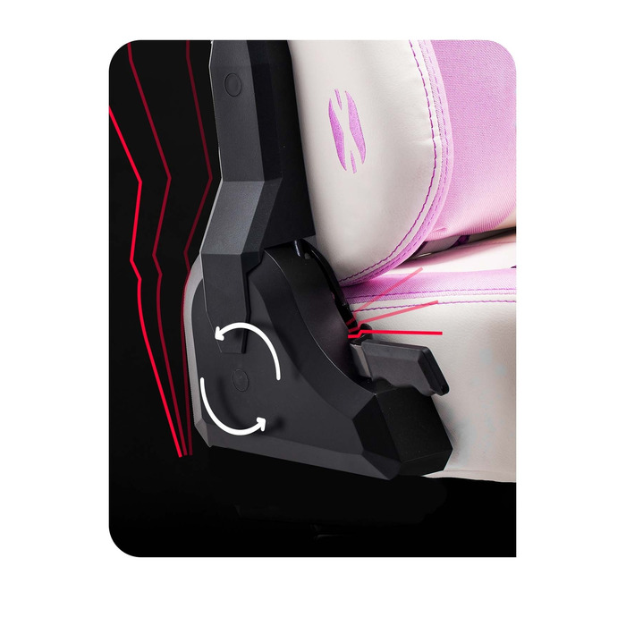 Ігрове крісло Diablo Chairs X-Player 2.0, тканина, біле