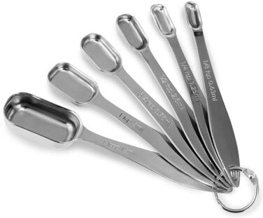 Набір мірних ложок Buy-Simplicity® 6шт з нержавіючої сталі для кухні