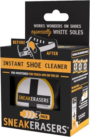 SneakERASERS Instant Sneaker Cleaner Sponge, Effective Shoe Cleaning for White Sneakers