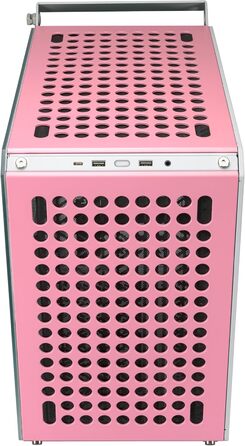 Корпус для ПК Cooler Master Qube 500 Flatpack Mintgrün Macaron Edition: ATX, підтримка EATX, 120 мм вентилятор, вертикальний кріплення відеокарти, радіатори 280 мм