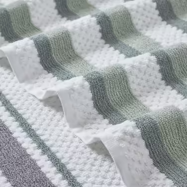 Набір рушників Modern Threads Pax 6 шт, жакардові, двосторонні, 100% бавовна, високої якості, швидковисихаючі, суперпоглинаючі – банні, для рук, для обличчя, колір айворі