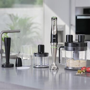 Занурювальний блендер Braun MultiQuick 9 MQ9187XLI 1200 Вт, чорний