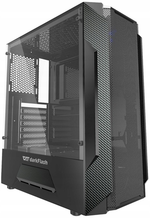 Корпус для комп'ютера Darkflash LEO, чорний, ATX, USB 3.0, Midi Tower