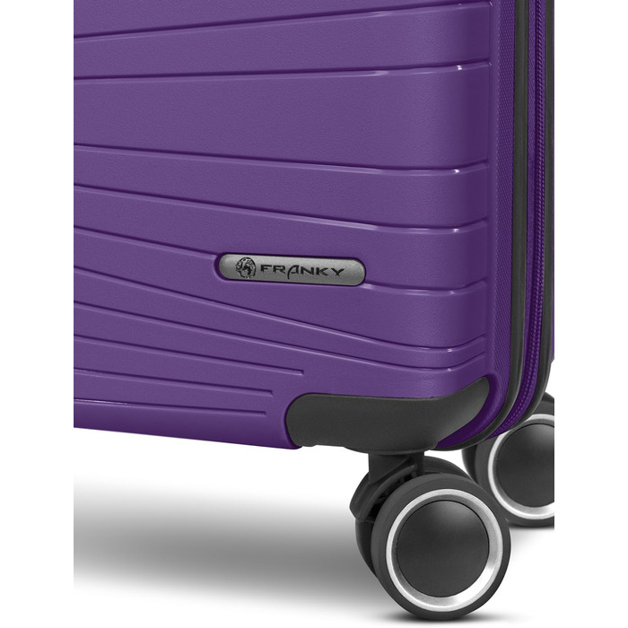 Набір валіз Franky Dallas 3.0 (3 шт.) | Тріумф, TSA-замок, 4 колеса, об'єм 36/60/92 л, фіолетовий