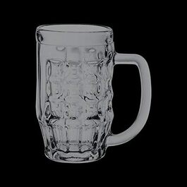 Склянка для пива Bormioli Rocco Malles Bierseidel 325 мл, 6 шт. з міткою 250 мл
