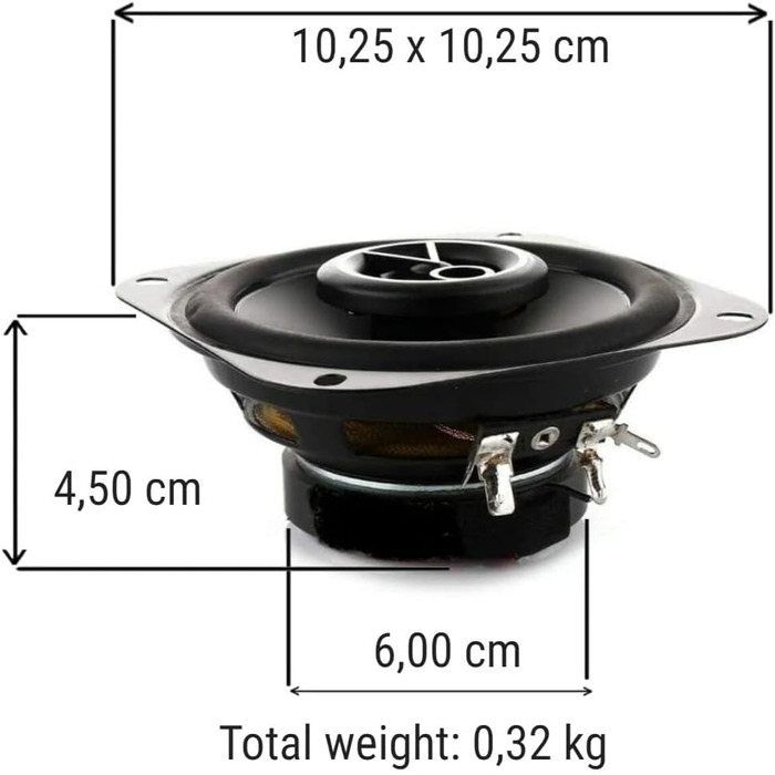 Автомобільні динаміки JBL Stage2 424 150 Вт 10 см, 2-смугові, набір Harman Kardon