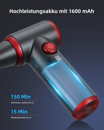 Електричний повітряний пилосос Koonie, набір для чищення CD09, з LED-підсвічуванням, для ноутбуків та ПК