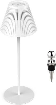 Honeywell LED лампа настільна диммерна акумуляторна RGB багатокольорна HWT-M1 Sunturalux 5200mAh бездротова перезаряджувана (Біла-5500K, 1 шт.) Біла-5500k 1 шт. (Біла-5000k, 1 шт. – з набором для ліхтарів)