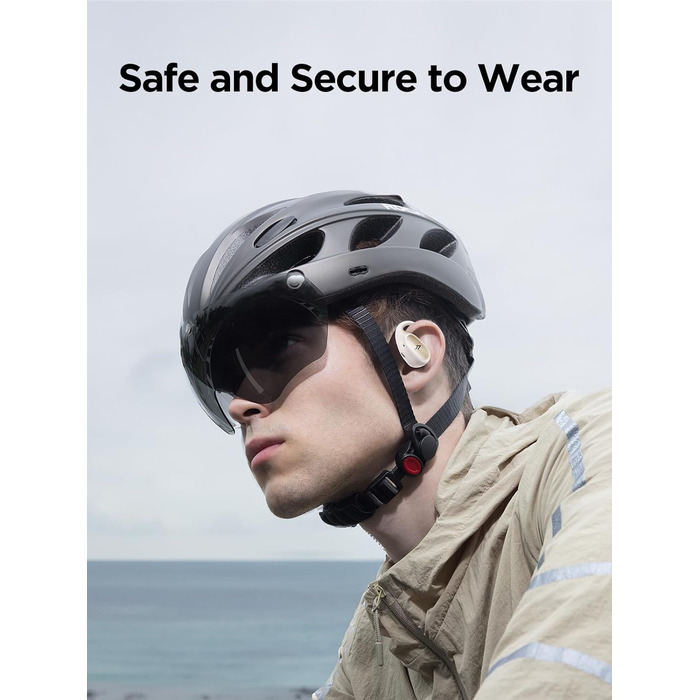 Навушники 1MORE S31 Open Ear Bluetooth 5.3: бездротові, спортивні, з ENC мікрофоном, 38 годин роботи, IPX5, потужний бас (білі)