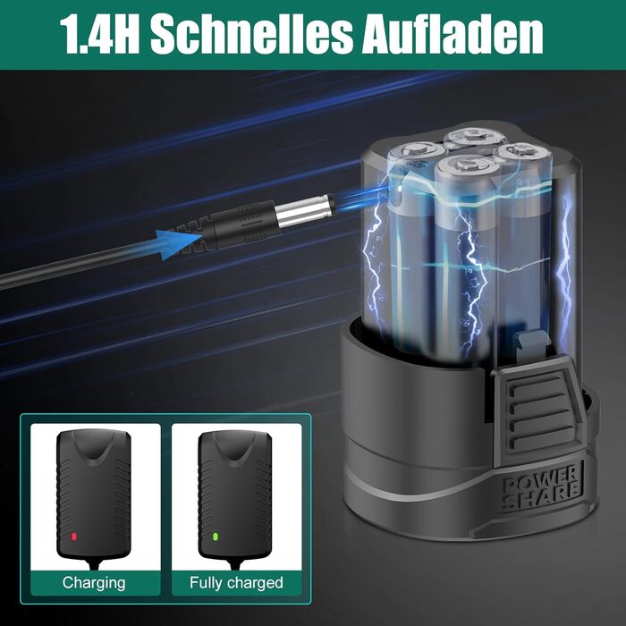 Акумуляторна дриль-шуруповерт HYCHIKA NBT-CD-16.8A-BL: 45Nm, 23+1 момент, 53 шт. аксесуарів, LED, 1500mAh