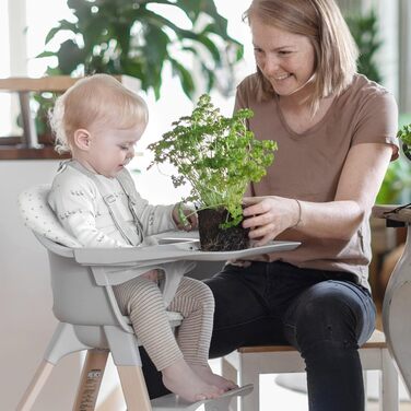 Стілець для годування Stokke Clikk Blueberry Boat з підносом і ременем безпеки, ергономічний, легкий, для дітей 6-36 місяців до 15 кг