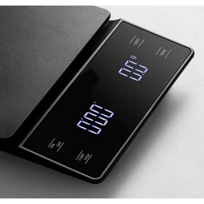 Прецизійні кухонні ваги 3000г / 0,1г з таймером для заварювання кави