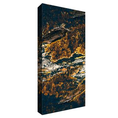 Акустична панель Addictive Sound зі графічним принтом Gold_2, звукопоглинаюча панель для стін 100x50x11 см, золотиста