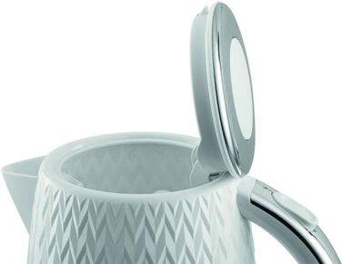 Електричний чайник Eldom C260 | 1.7 л | 2000 Вт | Ретро дизайн, білий | з індикатором рівня води