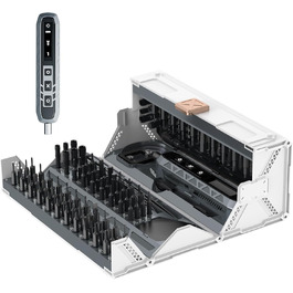 Електрична викрутка QKTYB 181 в 1 з акумулятором, 3.7V, 160 біт, 3 режими, для ремонту iPhone, ноутбуків, окулярів, годинників