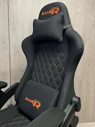 Ігрове крісло Prototype DESMO XL, тканина, чорне