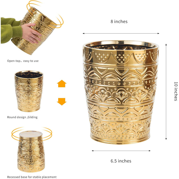 Набір аксесуарів для ванної кімнати з кераміки Goldfarben (4 шт): дозатор для мила, тримач для зубних щіток, стаканчик для води та мильниця. Стильний декор для раковини, чудовий подарунок на новосілля.