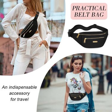 Гірчатка поясна водонепроникна для жінок та чоловіків, сумка через плече, сумка на груди, модний чорний/білий колір