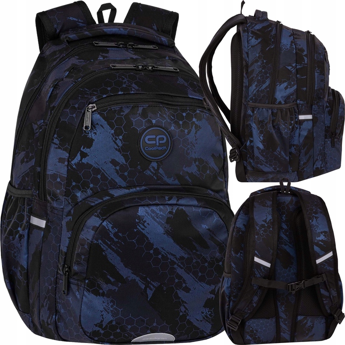 Багатовідсіковий шкільний рюкзак CoolPack, багатоколірний, 26 л