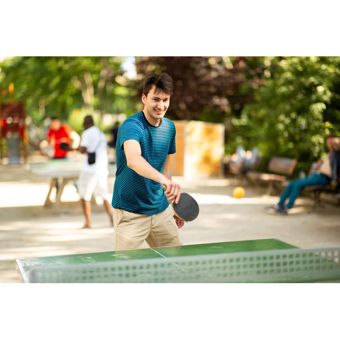 Набір для настільного тенісу Idena 40222 (12 предметів) – професійний, 4 ракетки, 8 м'ячів, якість 3 зірки, у футлярі