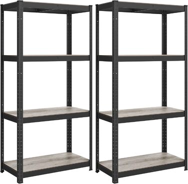 SONGMICS 2-Piece Adjustable Shelf Unit