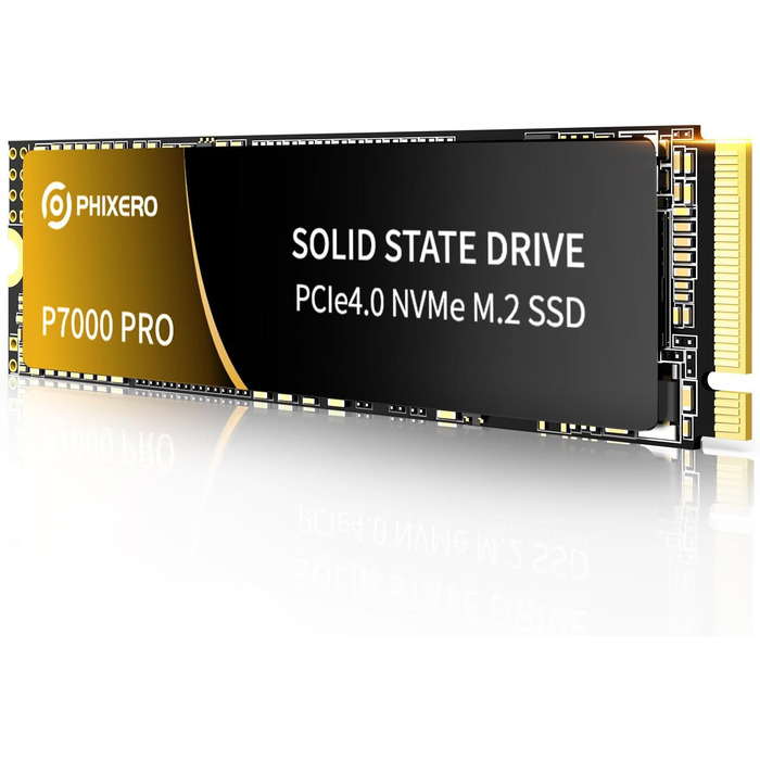 SSD Phixero P7000Pro 1TB M.2 NVMe PCIe Gen4x4 - 7000 МБ/с | Для PS5, геймінгу та редагування відео
