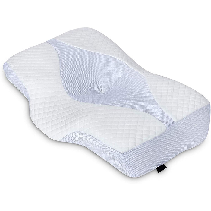 BANGSUN 1 x orthopedic pillow, height adjustable, bamboo cover, ergonomic.